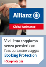 ALLIANZ Global Assistance - Vivi il soggiorno senza pensieri con l'assicurazione viaggio Booking Protection. Scopri di più >